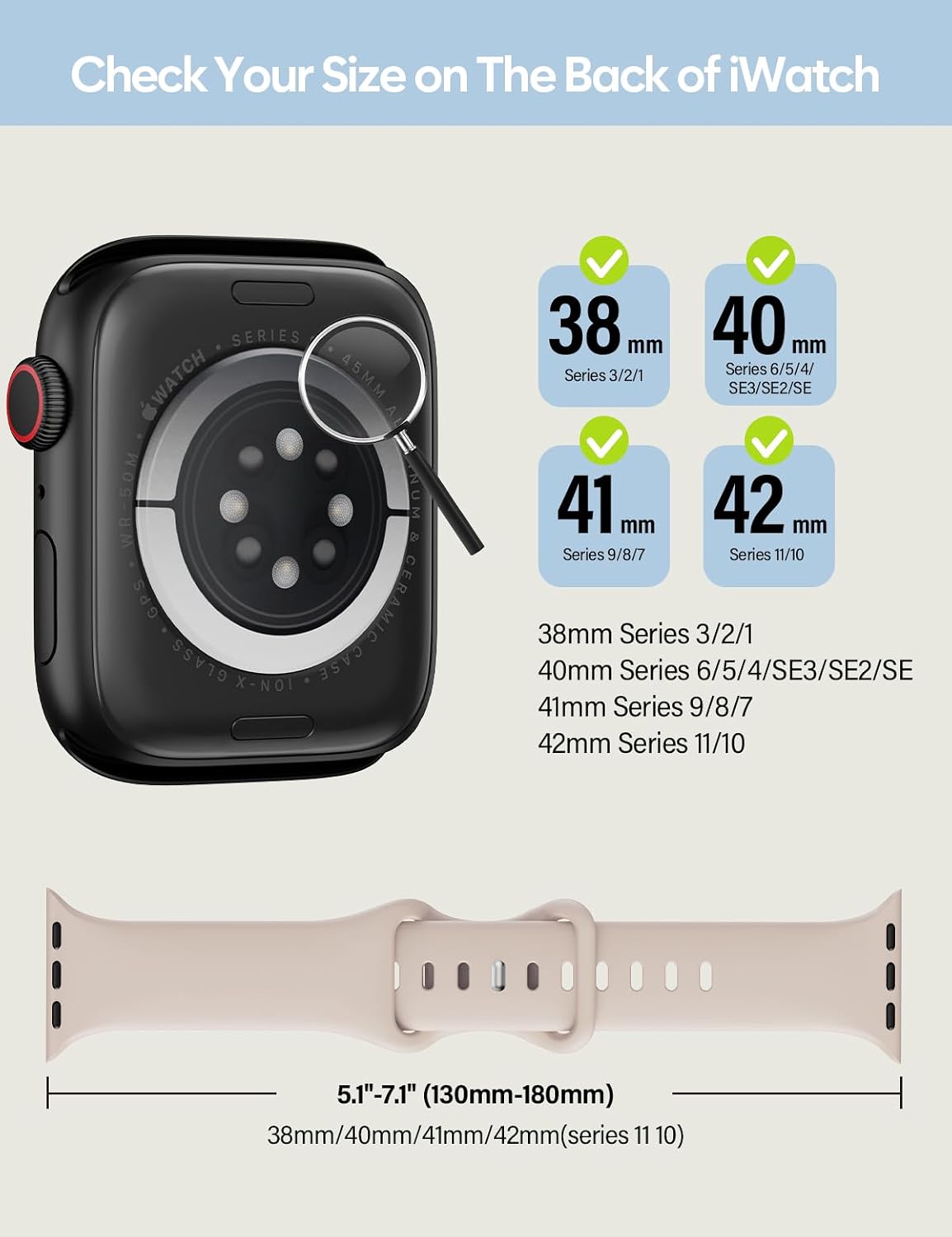 Sport Silicone Band Compatible with Apple Watch Bands 40mm 38mm 41mm 44mm 45mm 42mm 49mm Women Men,Soft Wristband