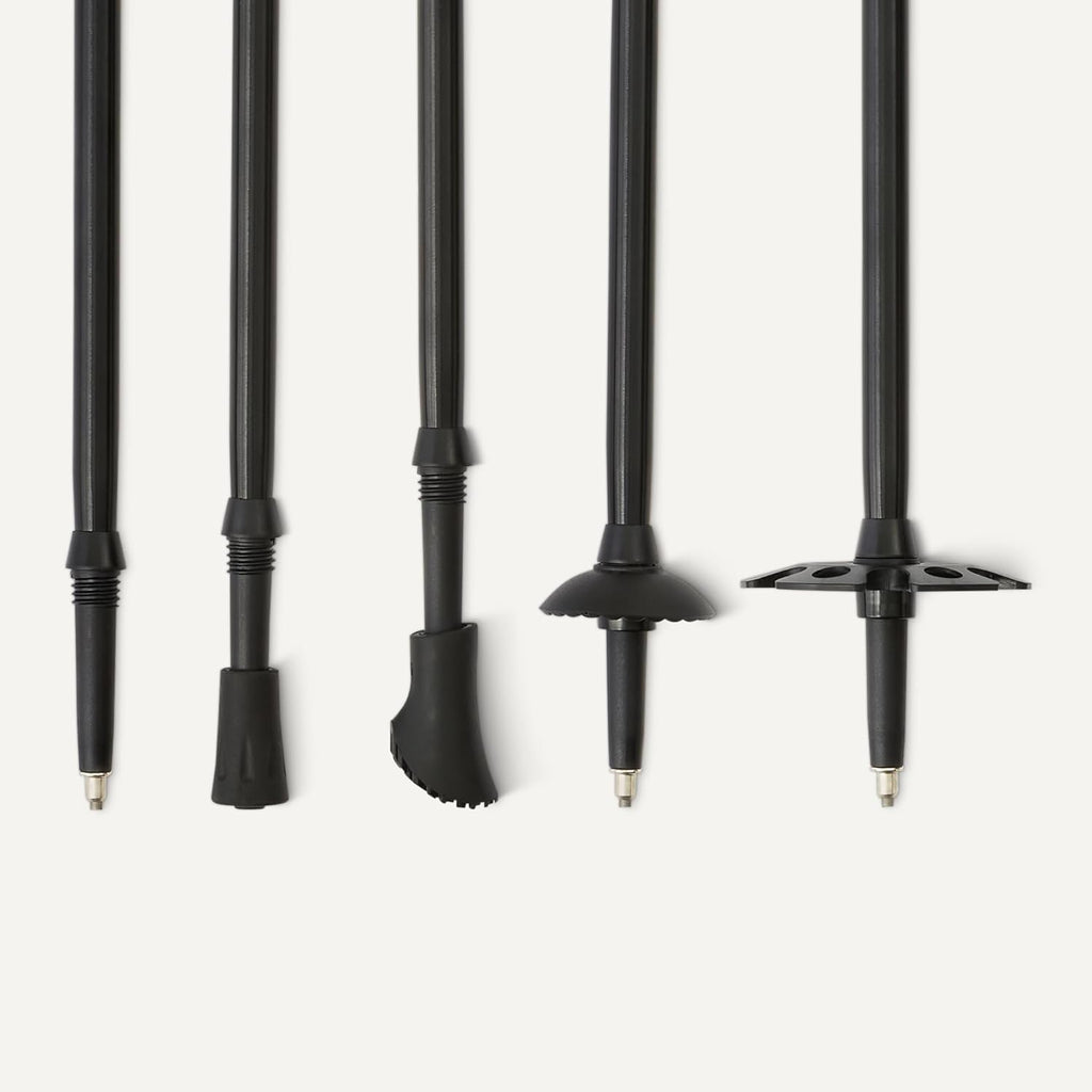 Trekking Poles, Lightweight Collapsible Hiking Sticks with Quick Lock, EVA Grip & All-Terrain Accessories, Adjustable
