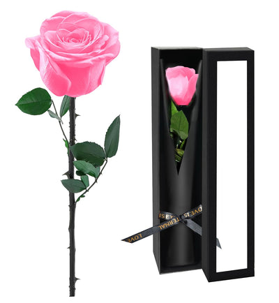 Preserved Flowers for Delivery,Pink Rose Bouquets That Last 5 Years,Birthday Flowers Gifts for Women Mom Grandma Wife