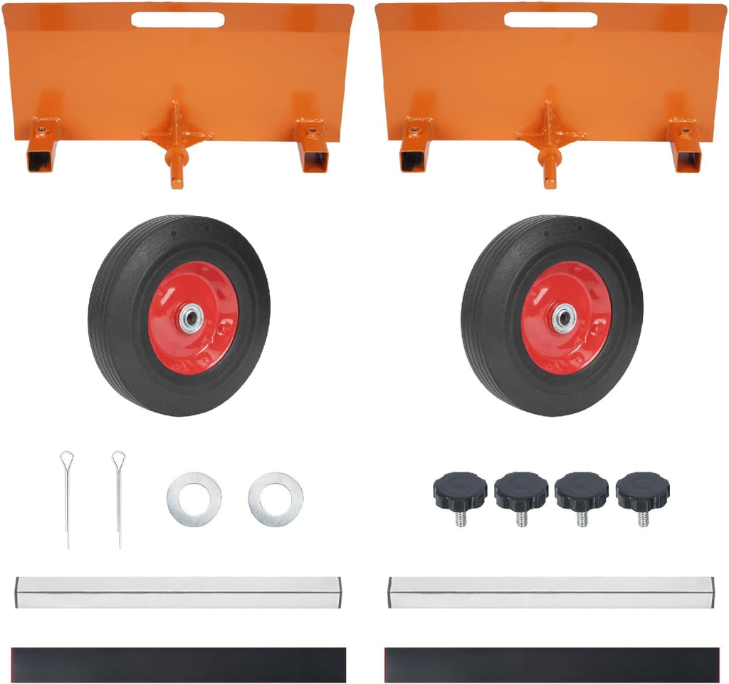 Panel Dolly Heavy Duty 1100LBS Door Dolly Cart with 10" Solid Wheels