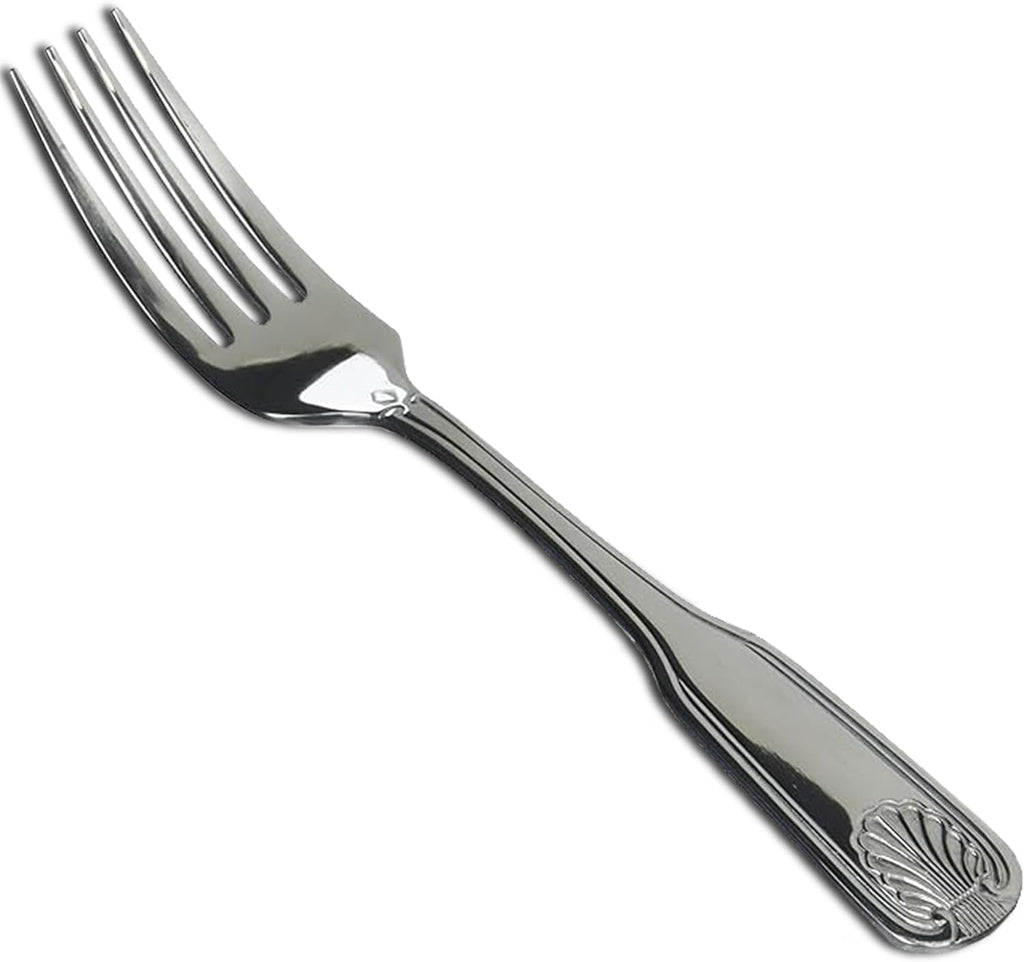 St 12-Piece Toulouse Dinner Fork Set, 18-0 Extra Heavy Weight Stainless Steel, Silver