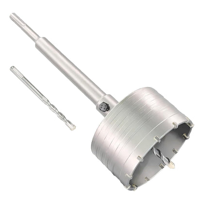 4" Concrete Hole Saw, 102mm Tungsten Steel Core Bit for Cinder Block, Brick, Rock, Plank Walls for Pipes or mini