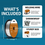 PGN E71T-11 .030" (2 Pack) Gasless Flux Core Welding Wire 2 lb