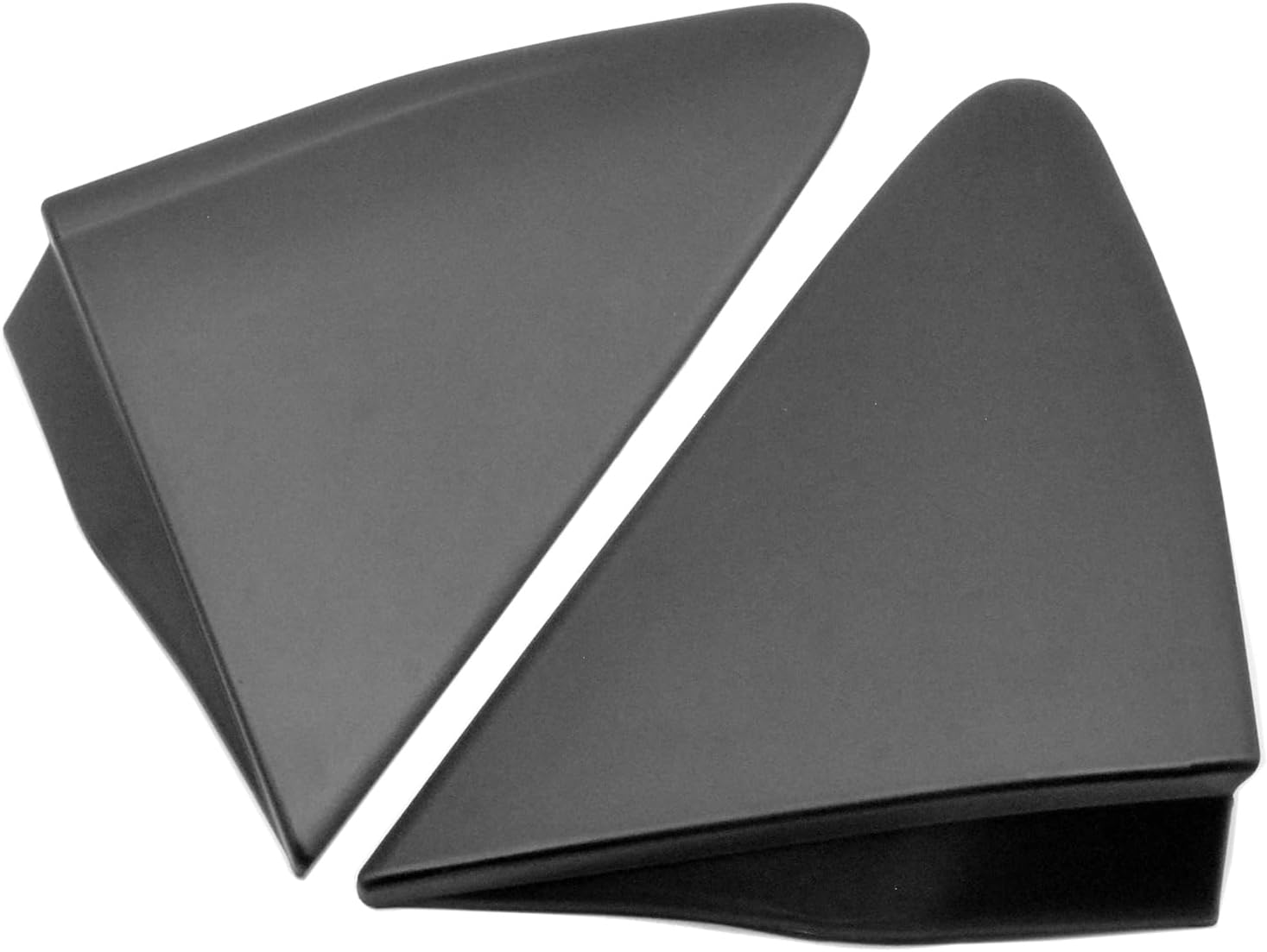 1Pair Fender Mirror Molding Triangle Trim Corner Covers Left Right Side Compatible For Toyota Yaris 2012 2013 2014