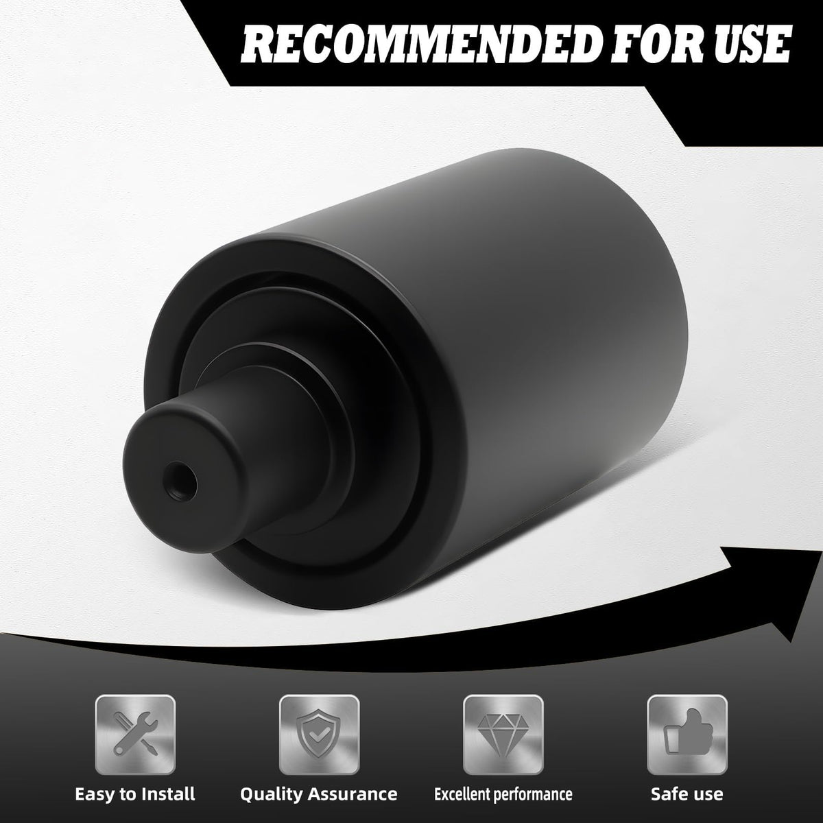 Jecoupoon Carrier Roller Top Roller Compatible with KX71-3 Excavator