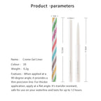 Retractable White Eyeliner Pencil - Creamy, Pigmented, Smudge-Proof Eye Liner Pen