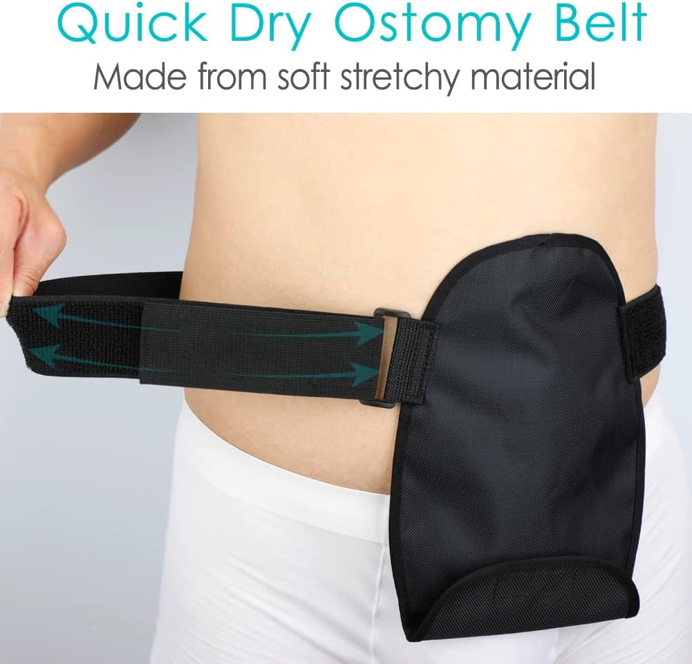 Waterproof Ostomy Bag Cover Belt Adjustable Washable Colostomy Bag Covers Protector Reusable Stoma Urostomy Ileostomy