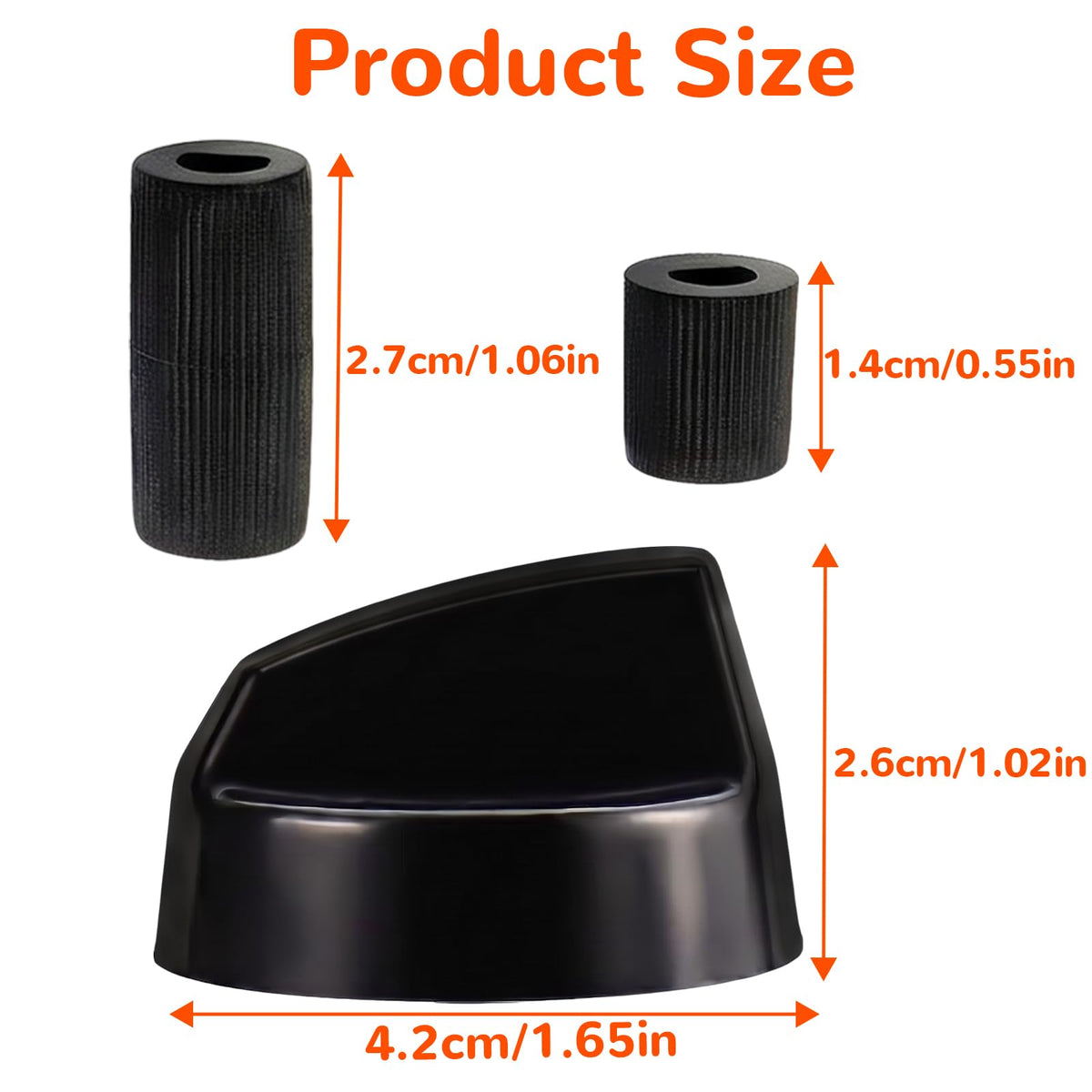 Universal Control Stove Knobs Replacement 4 Pack with 12 Adapters