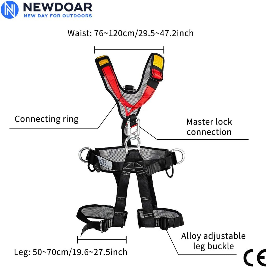 Climbing Harness CE Certification Rock Climbing Rappelling Equipment Body Guard Protect Rappelling Rescuing Equip