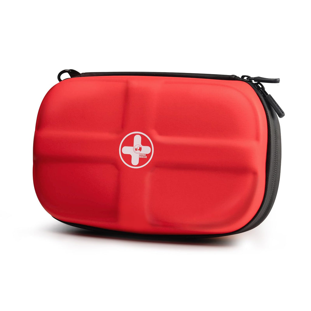 EVA First Aid Kit Small Waterproof Travel Emergency Kit (Red)