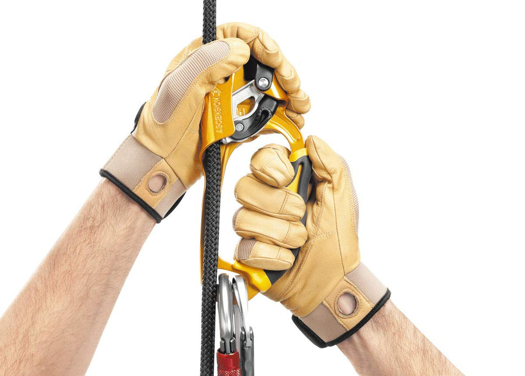 Petzl Right Handled Ascender, 1124 lb, Gold