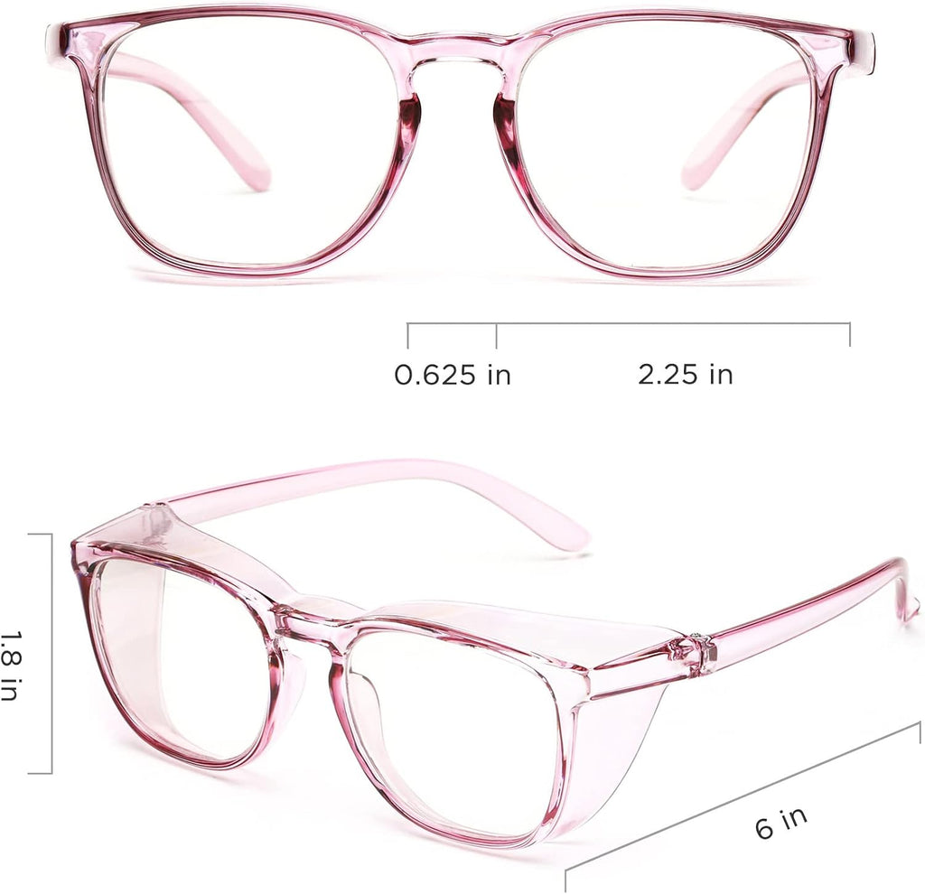Anti-Fog Safety Goggles Anti-Blue Light Saftey Glasses Anti-Dust Protective Eyewear for Women and Men