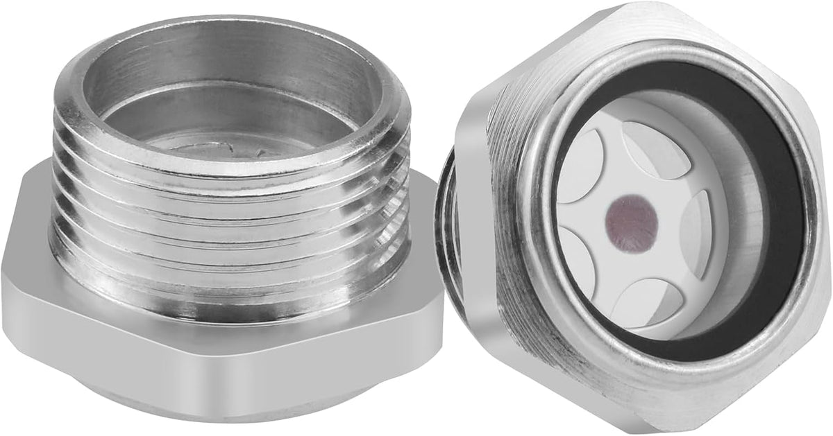 SDTC Tech 3/4" NPT Air Compressor Oil Sight Glass Male Thread