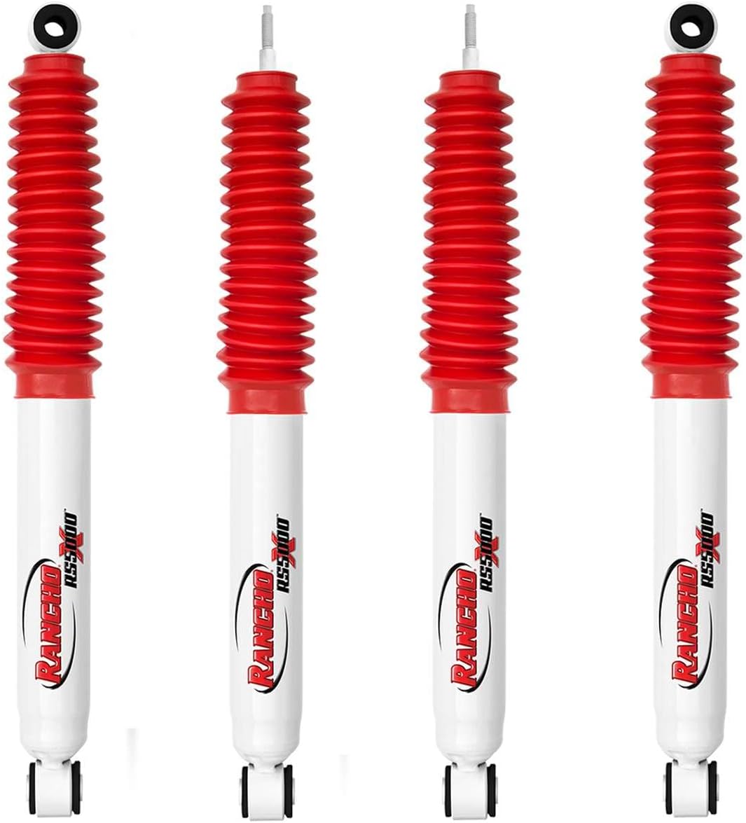 Rancho RS5000X Gas Shock Set compatible with 2001-2010 GMC Sierra 2500 HD