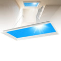 Smart Blue Sky Light, False Window Light Panel with Remote Control, Artificial Skylight with Adjustable Brightness