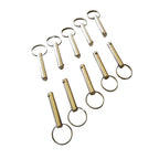 Hanfork 2Pcs Skyjack Safety Pin 100509 Skyjack Lift Part (3/8" Diameter x 2" L) Quick Release Pin for Skyjack Scissor Lifts SJIII 3215 SJIII 3219 SJIII 3220 SJIII 3226 SJIII 4620 SJIII 4626 SJIII4632