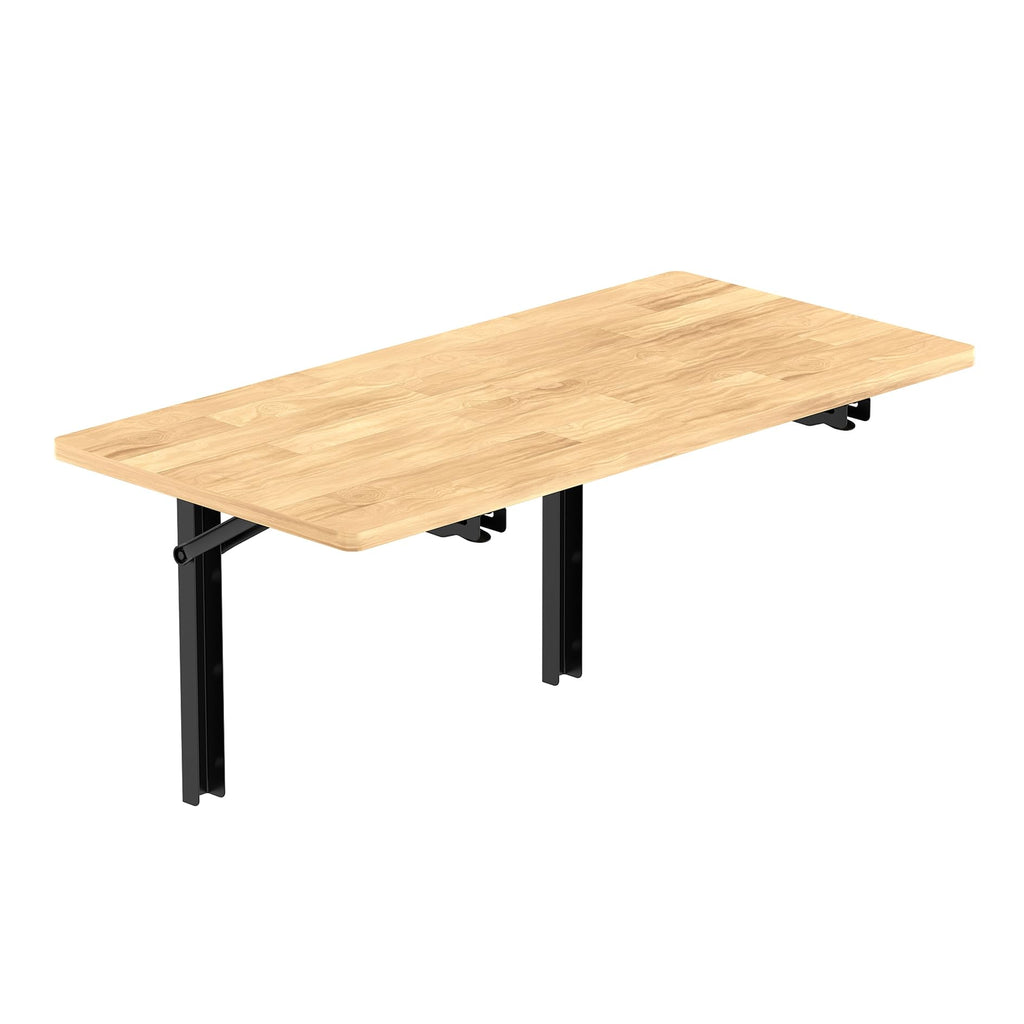 Heavy Duty Wall Mounted Folding Workbench, Collapsible Wall Table
