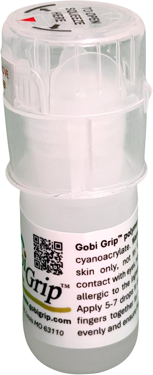 New Flip-Top Cap, No-mess Liquid Chalk Alternative, Hand Chalk Replacement for Gym and Lifting, Polymer Formula
