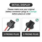 Battery Replacement for Ionvac SmartClean 2000 Robovac 7687 7688, V4 7997