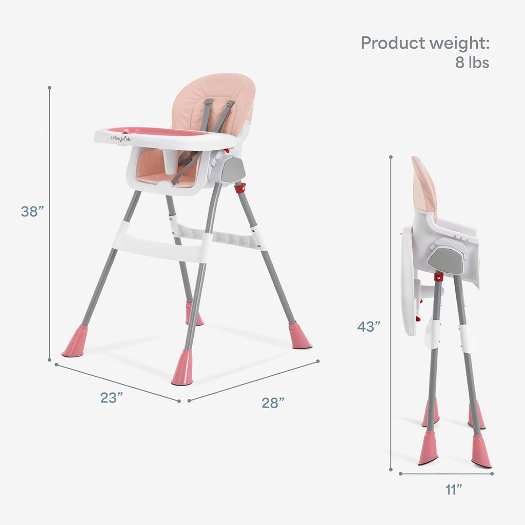 TableTalk 2-in-1 High Chair for Baby & Toddler – Convertible High Chair to Junior Chair, Removable Padded Seat, Dual