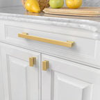 10 Pack Brushed Gold Cabinet Pulls 10"