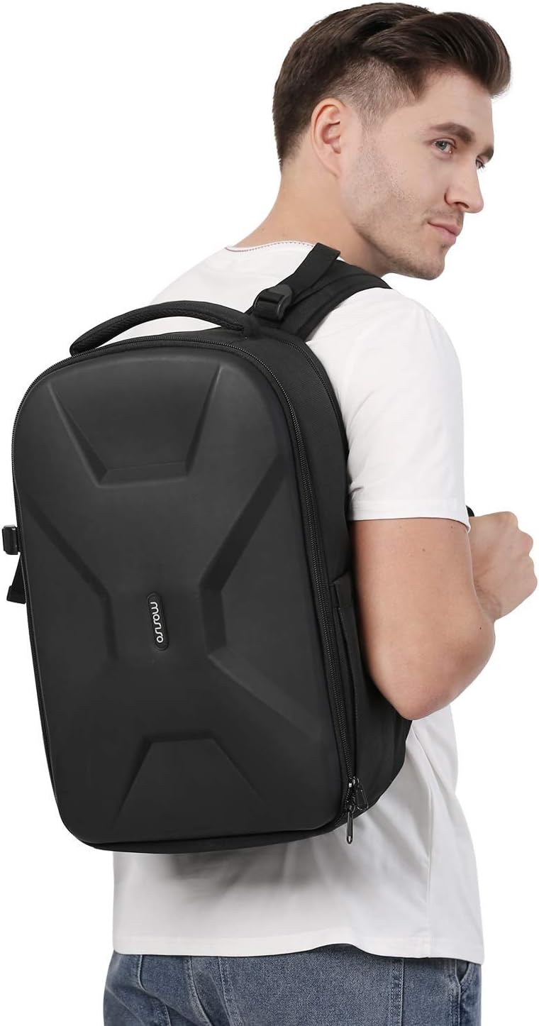 Camera Backpack, DSLR/SLR/Mirrorless Photography Camera Bag | 15-16 inch Waterproof Hardshell Case with Tripod