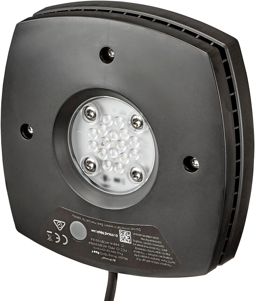 AI Prime 16 HD LED App Controllable Saltwater Aquarium Reef Light - Black