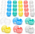 30pcs 25mm Mini Display Capsules: Gumball Machine Capsules for Raffle Tickets, Small Component Storage, Craft Charms