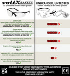 CONSTRUCTOR Clear Full Lens Reading Safety Glasses +2.0 Dioptre