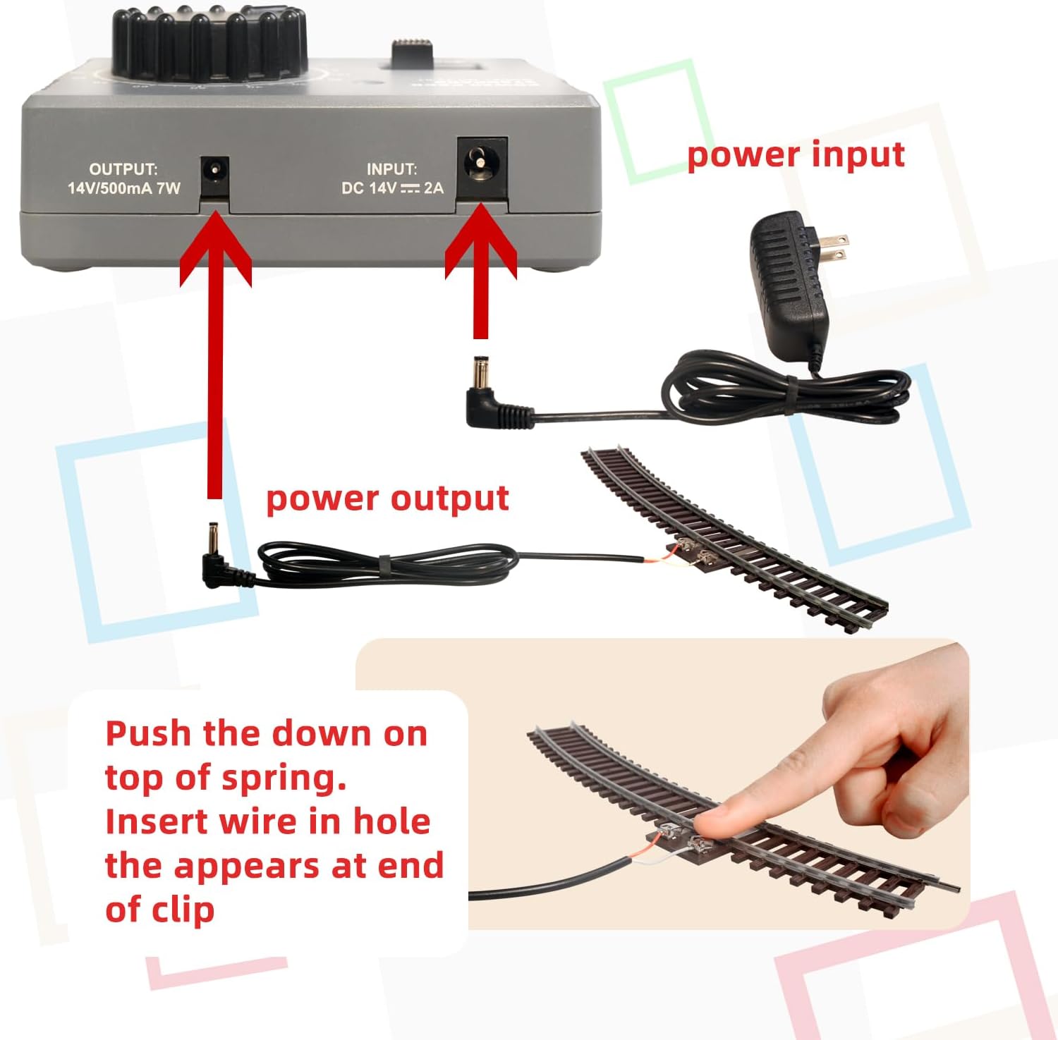 HO Scale 1:87 Electric Train Sets, Black Locomotive Trainset with Remote Control Track Power Pack and Speed