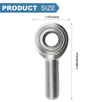 MDEOOSKY 2 PCS 5/8 Heim Joint CM10 Rod End Bearing, 5/8-18 Right Hand Male Thread with Jam Nuts, Ideal for Machinery and Automation