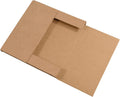 Flat Mailer Shipping Boxes 10.25"L x 8.25"W x 1.25"H Medium 50-Pack | Corrugated Cardboard Box for Small or Large