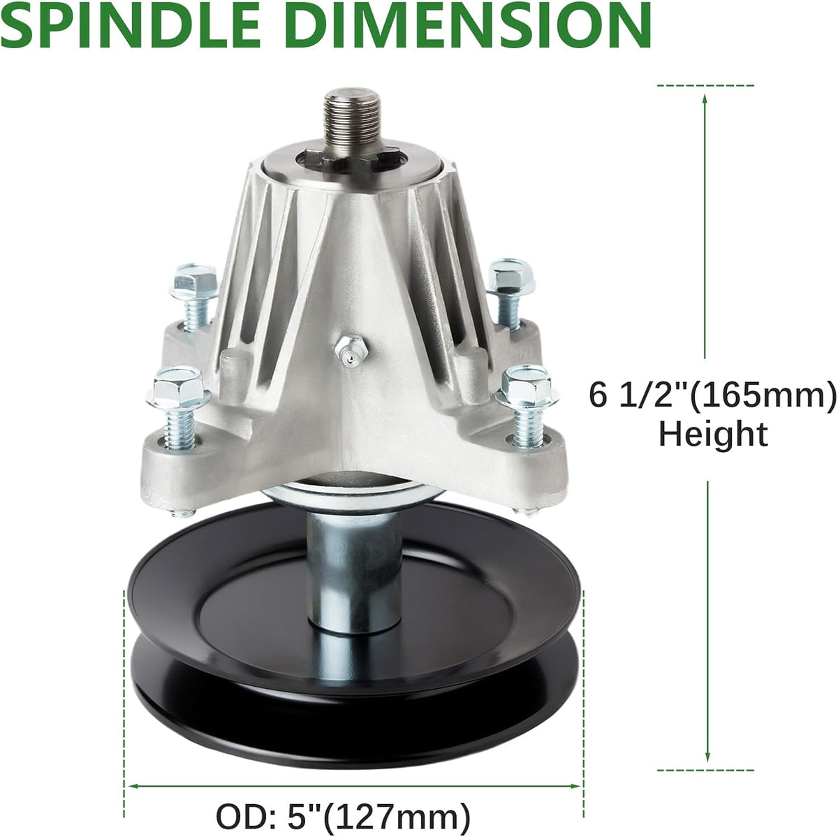 918-06980 618-06980 Spindle Assembly Kit for 50 inch Deck Cub Cadet RZT-50 S50 L50 ZT1-50 XT1-50 GT50 Troy Bilt Mustang 50 Craftsman G8200 Z550 Zero Turn Mower Parts (3 Pack)