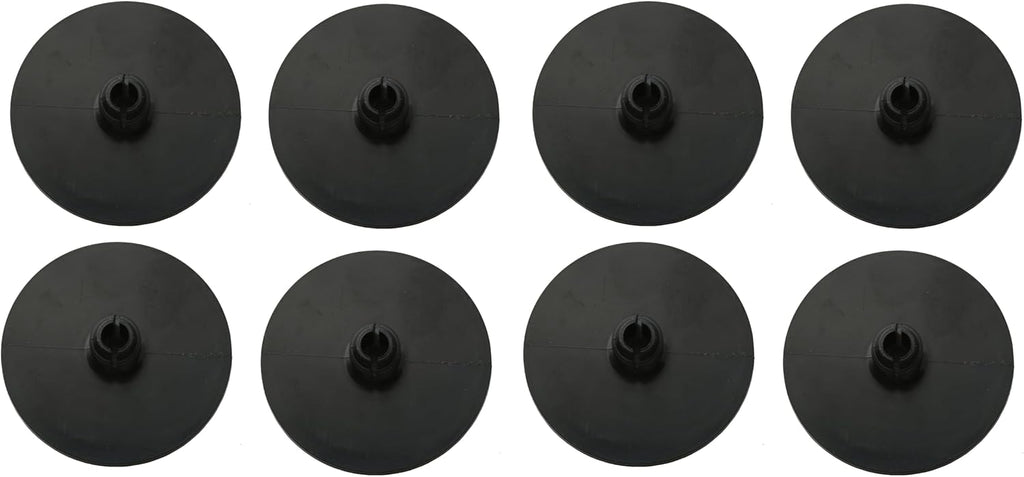 Leaf Spring Helper Insulator Pad Bushings 2C3Z5586AA Compatible with Ford 2000-2019 F-Series E-Series (8Pcs - Black)