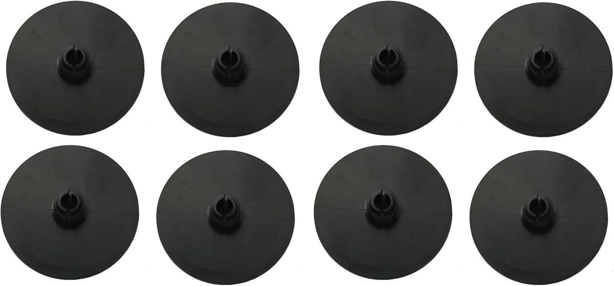 Leaf Spring Helper Insulator Pad Bushings 2C3Z5586AA Compatible with Ford 2000-2019 F-Series E-Series (8Pcs - Black)