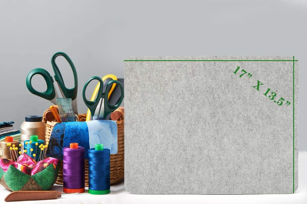 17''x13.5'' Wool Pressing Mat for Quilting, 100% Wool from New Zealand, Portable Felted Wool Ironing Mat with a