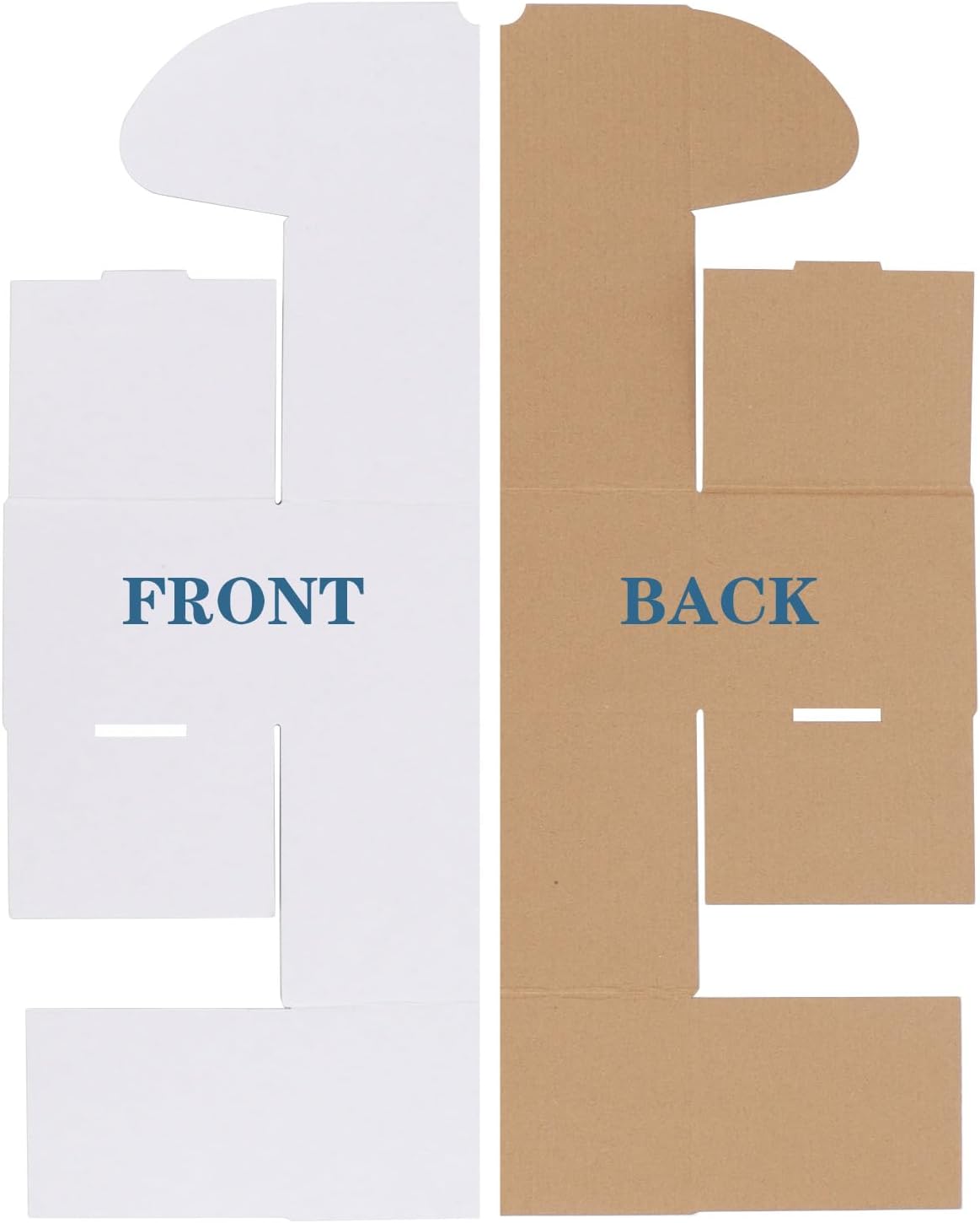 6x4x4 White Shipping Boxes Set of 40, Corrugated Cardboard Mailer Boxes for Packaging Small Business Mailing Gifts
