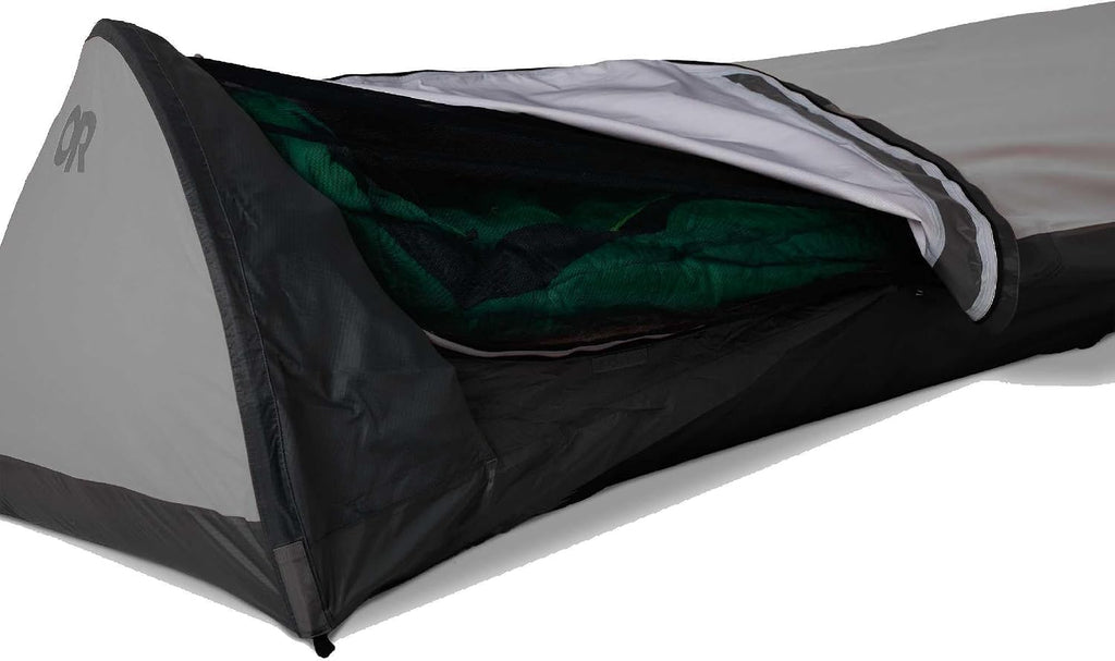 Alpine XT Bivy | Waterproof Backpacking Single Person Trekking Pole Tent, Extra Headspace, No-See-Um Screen