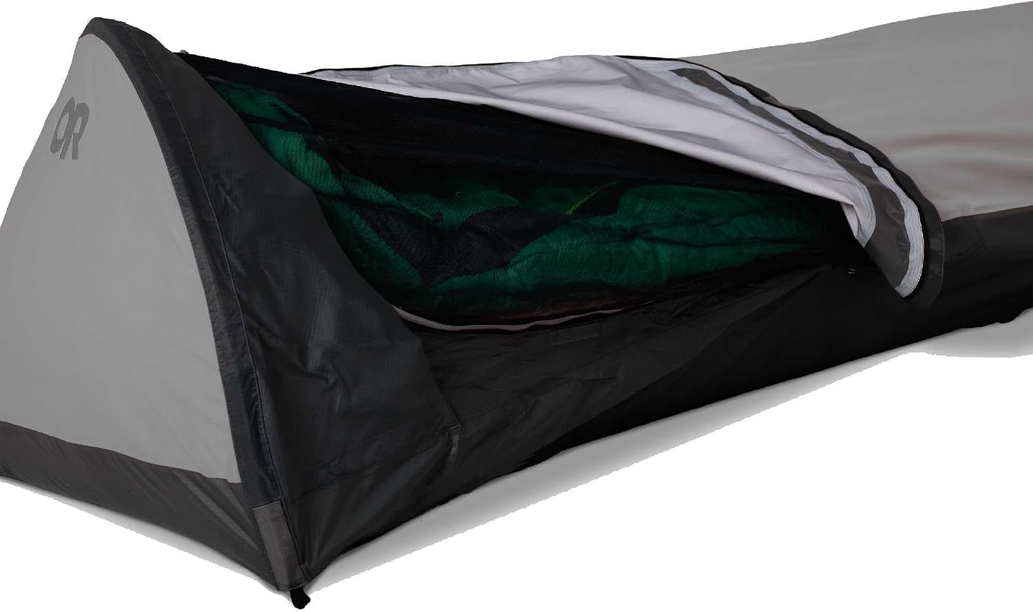 Alpine XT Bivy | Waterproof Backpacking Single Person Trekking Pole Tent, Extra Headspace, No-See-Um Screen