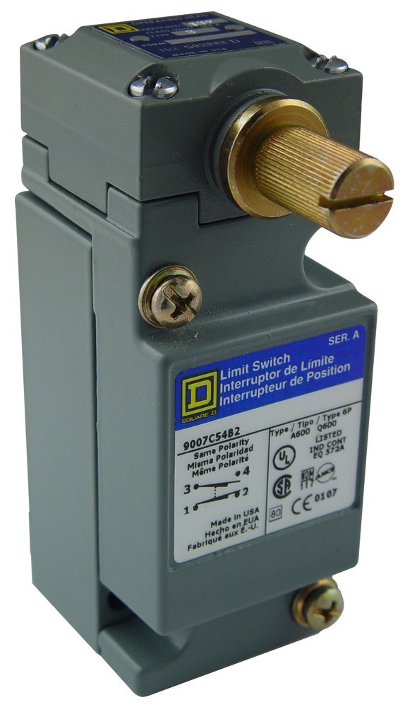 Telemecanique Sensors 9007C54B Heavy Duty Nema Limit Switch, Full Size, 1 Pole, Std. Rotary Head
