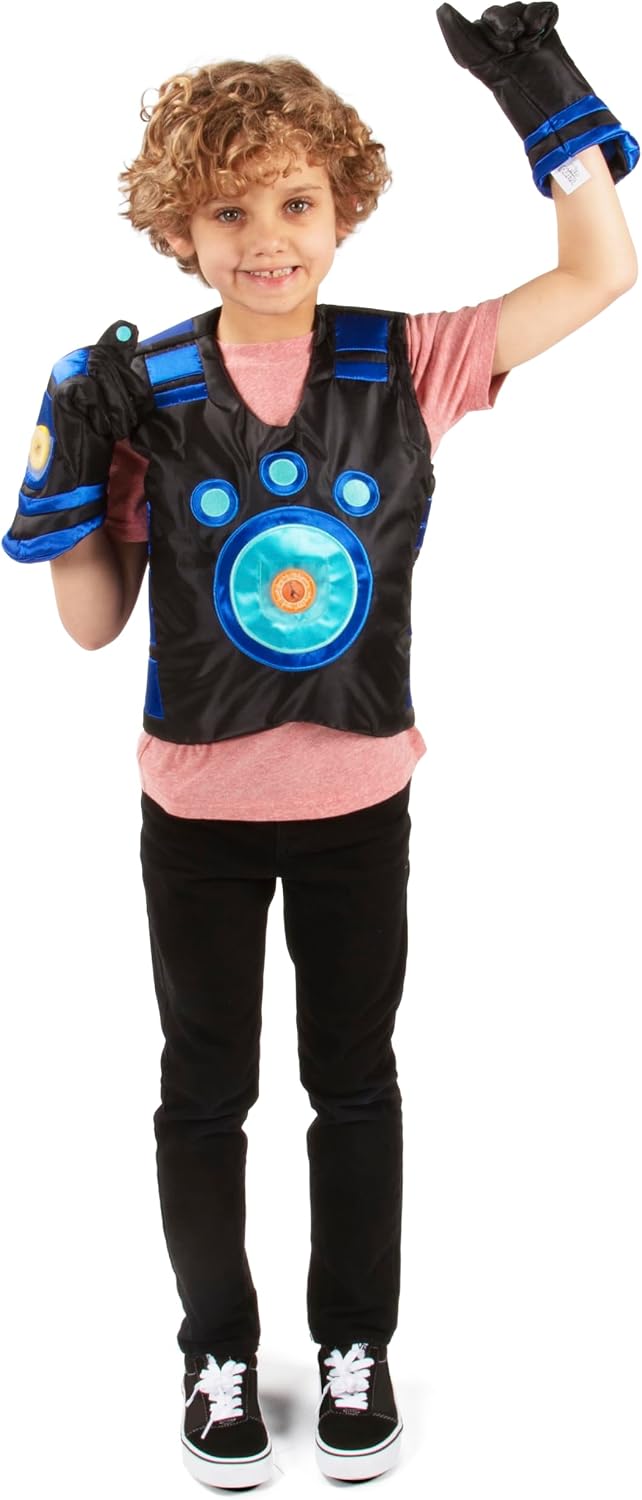 Wild Kratts Creature Power Suit Martin (Large 6-8X) Includes Vest, Gloves & 2 Power Discs for Halloween Costume