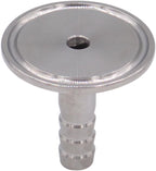 DERNORD 1.5" Tri Clamp to 0.5" Hose Barbed Adapter SUS304 Sanitary Hose Pipe Fitting (1/2 Inch Barb Hose)