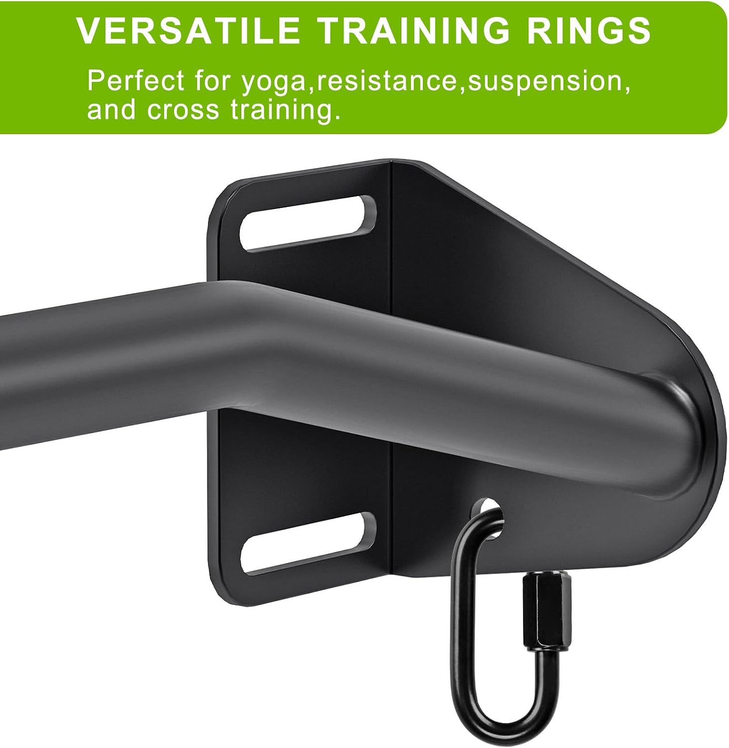 Heavy Duty Welded Pull Up Bar Wall/Joist/Ceiling Mount Chin Up Bar | Multifunctional Pull-up Bars w/Resistance Band