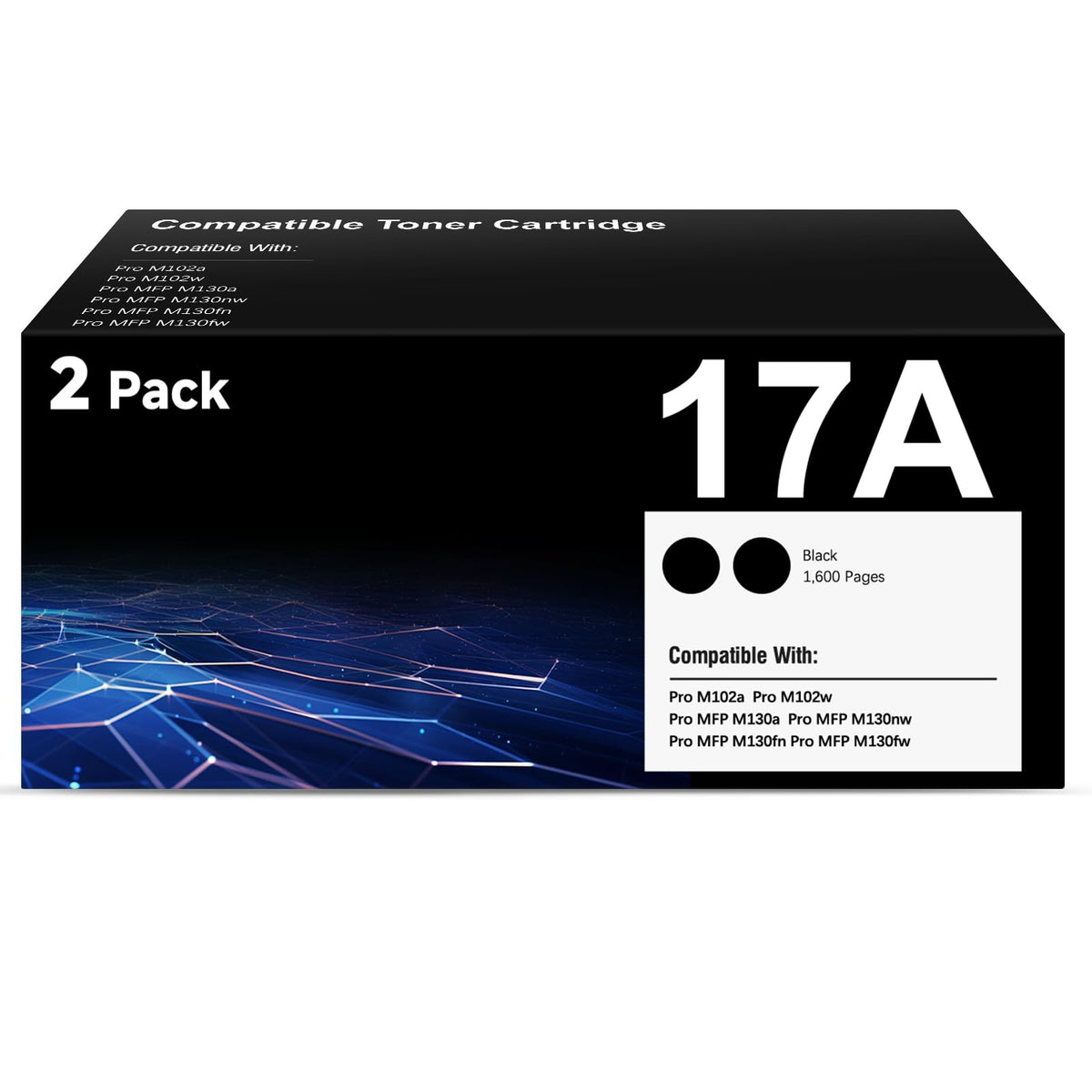 17A Toner Cartridge Compatible for HP CF217A 17A Black Toner