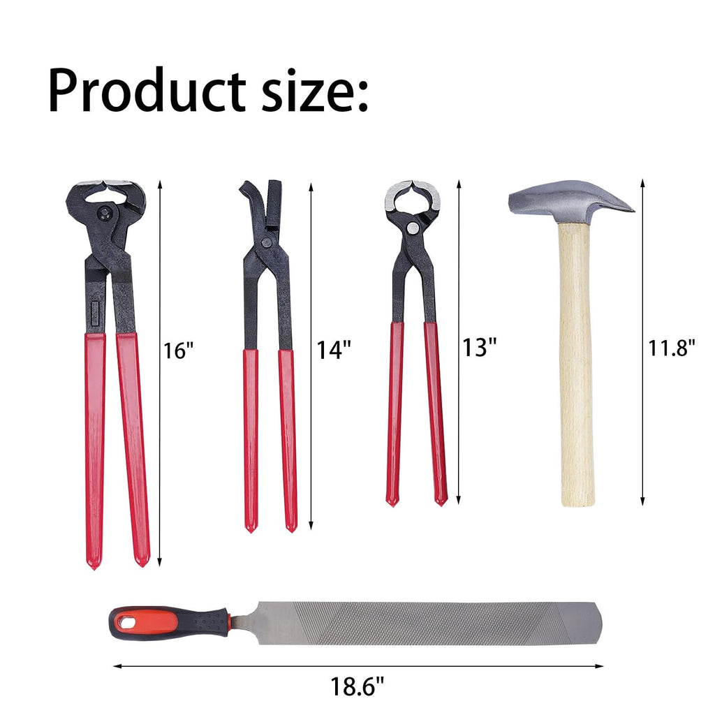 12pcs Professional Farrier Tools Farrier kit Horse shoeing Tools Farrier Supplies Farrier Tools for Horses Cattle