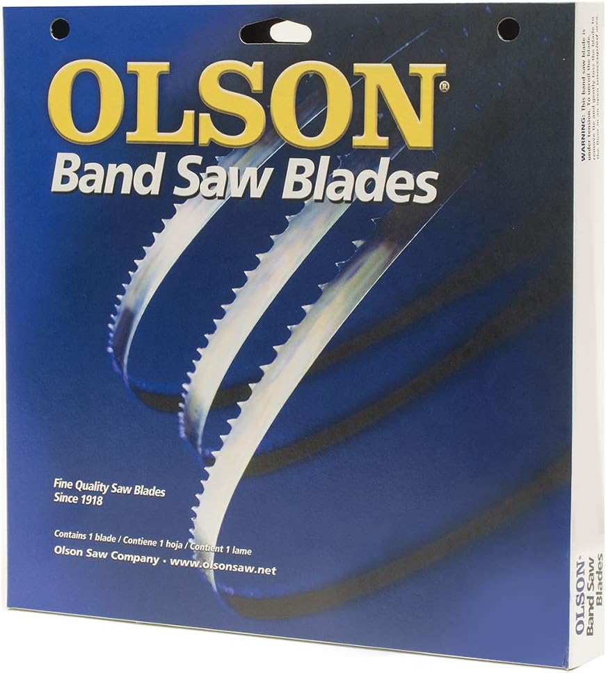 OLSON SAW FB14593DB HEFB Band 6-TPI Skip Saw Blade, 1/4 by .025 by 93-1/2-Inch Onе Paсk