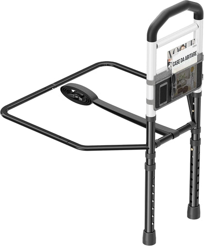 Bed Rails for Elderly Adults Safety, SGS Tested & ASTM Compliant, 350lbs Support, Tool-Free Setup, Wider Contact Base