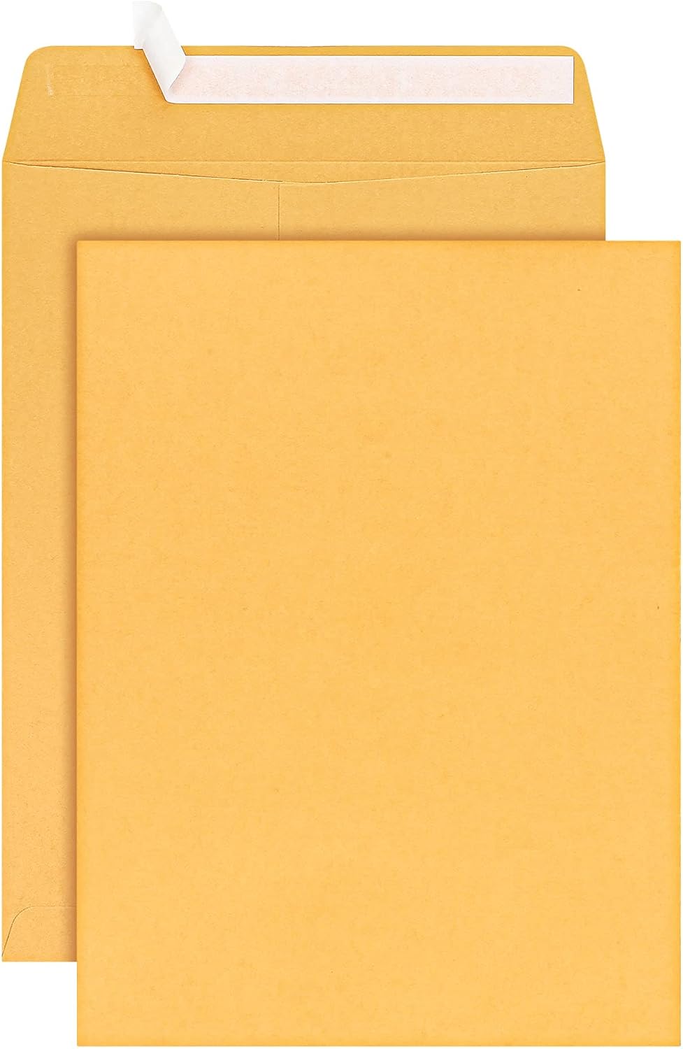 Clean Seal(TM) Catalog Envelopes, 9in. x 12in., 20% Recycled, Brown, Pack Of 100, 77922