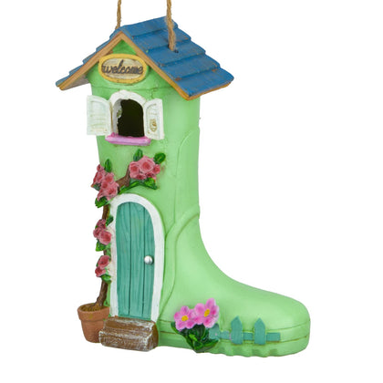Birdhouse, Hanging Bird House for Wild Bird Outside Garden Decor,Boot