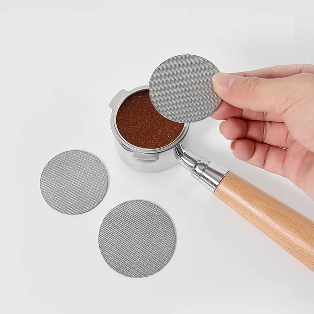 Hbaebdoo Coffee Filter Mesh,Reusable Coffee Screen High Strength for Coffee Maker Accessories 54mm